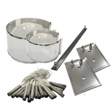 Нагреватели хомутовые, прямоугольные, пальчиковые