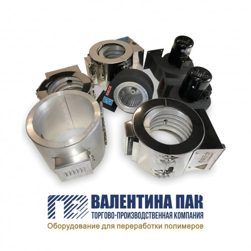 Нагреватели с вентиляторами 51/105 для конической шнековой пары