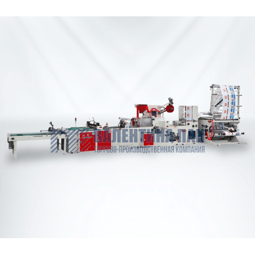 Пакетоделательная машина для производства пакетов с усиленной прорубной ручкой