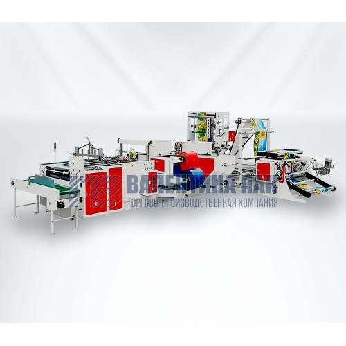 Пакетоделательная машина для производства пакетов с усиленной прорубной ручкой