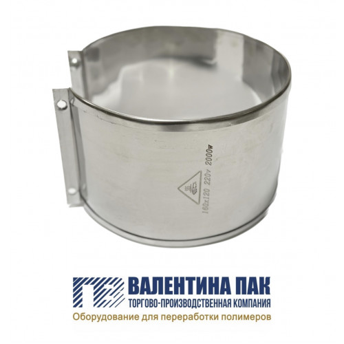 Нагреватель хомутовый с отверстием 160х120мм
