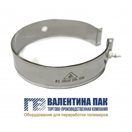 Нагреватель хомутовый с отверстием 180х50 мм