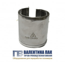 Нагреватель хомутовый для гранулятора 75х90 мм