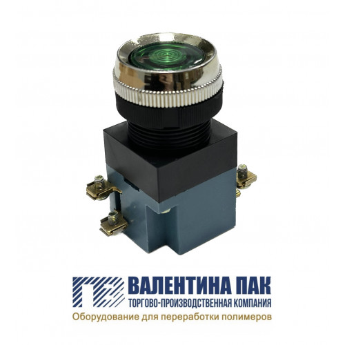 Кнопка управления зелёная LA19, 5А, 380V