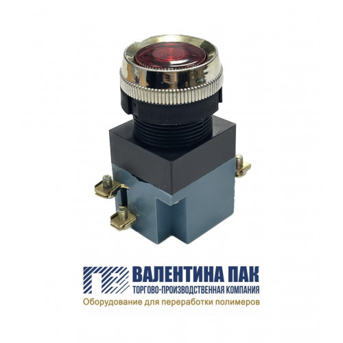 Кнопка управления красная LA19, 5А, 380V