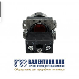 Кнопка управления красная YB2-BE102C, 10A, AC, 240V