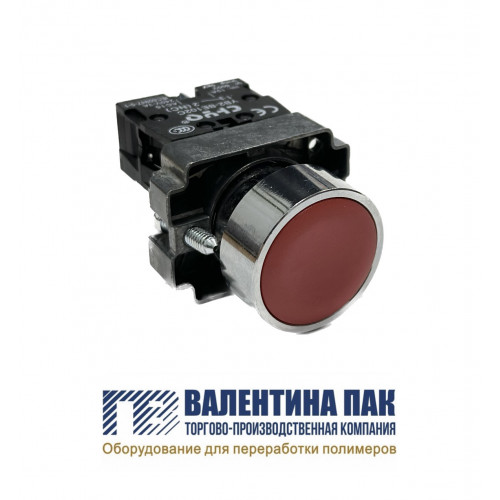 Кнопка управления красная YB2-BE102C, 10A, AC, 240V