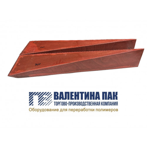 Устройство фальцующее 700х120х100 мм, деревянное