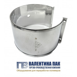 Нагреватель хомутовый с отверстием 158х125 мм