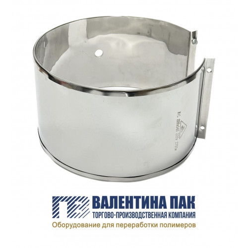 Нагреватель хомутовый с отверстием 220х140 мм