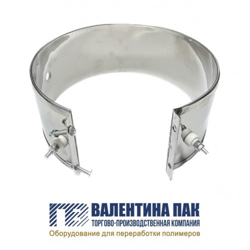 Нагреватель хомутовый с отверстием 200х100 мм