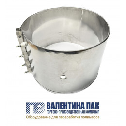 Нагреватель хомутовый с отверстием 272х195 мм