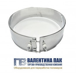 Нагреватель хомутовый с отверстием 320х90 мм