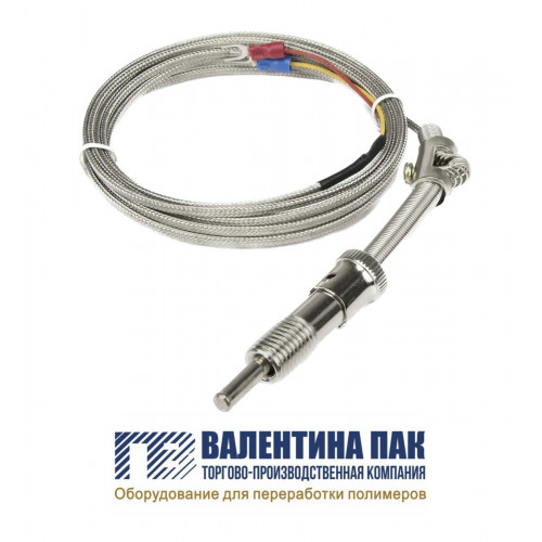 Термопара 3000 мм, тип "Е" армированная для экструдера 
