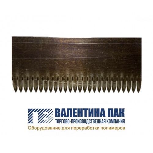 Нож перфорационный 1000х45х1,2 мм на рулонную п/м 