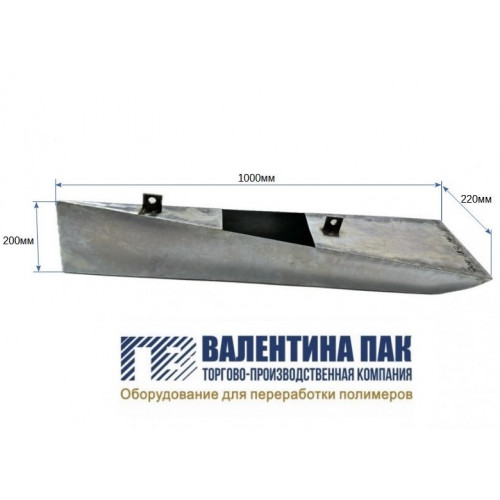 Устройство фальцующее 1000х220х200 мм, металлическое