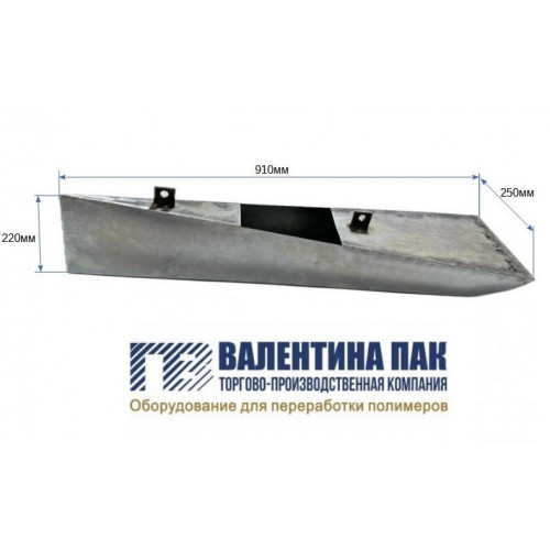 Устройство фальцующее 910х250х220 мм, металлическое