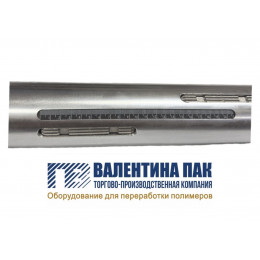 Вал пневматический 1250х74 мм для экструдера 