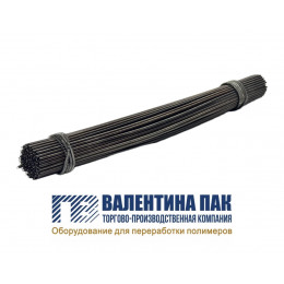 Пружинка с крючком 300х3 мм выброса пакета, чёрная