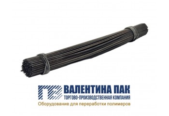 Пружинка с крючком 350х3 мм выброса пакета, чёрная