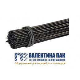 Пружинка с крючком 300х3 мм выброса пакета, чёрная