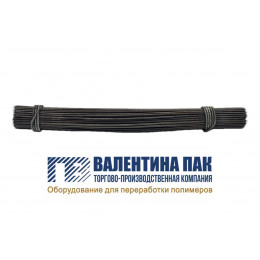 Пружинка с крючком 300х3 мм выброса пакета, чёрная