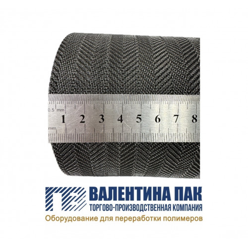 Сетка 0,4х0,22 низкоуглеродистая саржевая с ёлочным плетением