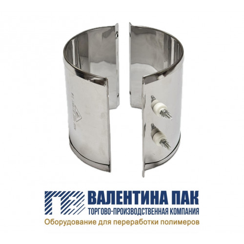 Нагреватель хомутовый с отверстием 130х130 мм