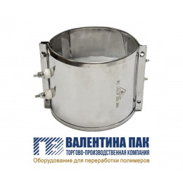 Нагреватель хомутовый с отверстием 130х130 мм