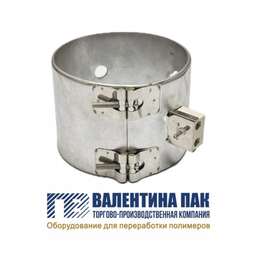 Нагреватель хомутовый с отверстием 137х100 мм
