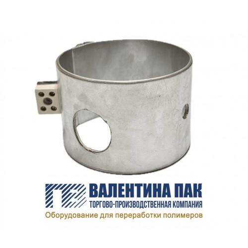 Нагреватель хомутовый с отверстием 137х100 мм