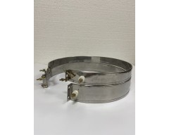 Нагреватель металлический (хомутовый), 280х100 мм
