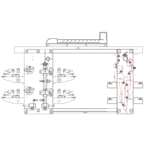 Флексографическая печатная машина GYT-4-600